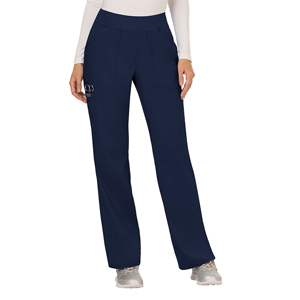 Mid Rise Straight Leg Pull-on Pant