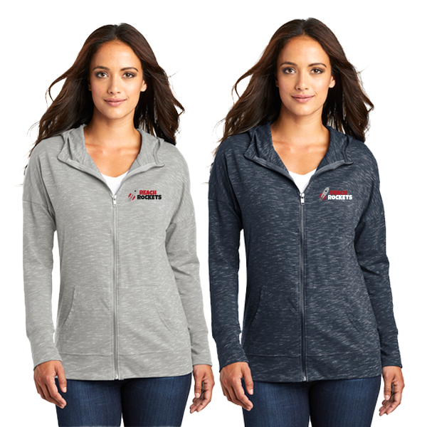 District  Womens Medal Full-Zip Hoodie