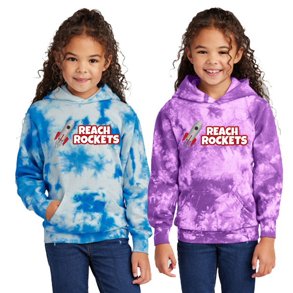 Port & Company Youth Crystal Tie-Dye Pullover Hoodie