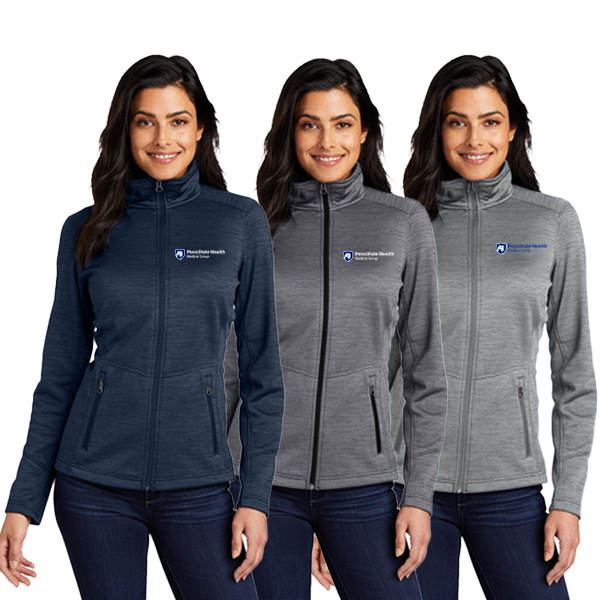 Port Authority Ladies Digi Stripe Fleece Jacket