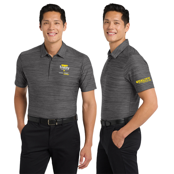 Port Authority® Stretch Heather Polo - TRINITY LOGO