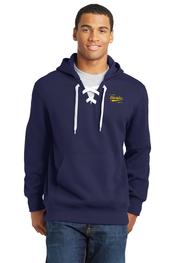 Unisex Lace Up Pullover Hooded st271