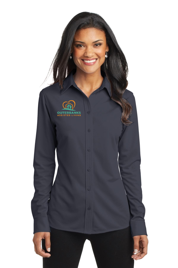 Women s Dimension Knit Dress Shirt