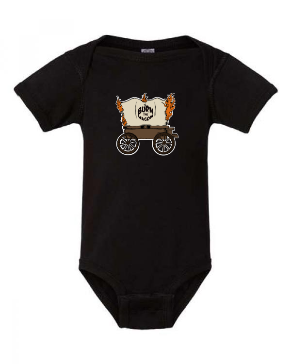 Burn the Wagon infant Onsie Full Color