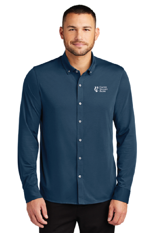 Mercer+Mettle Stretch Jersey Long Sleeve Shirt MM1018