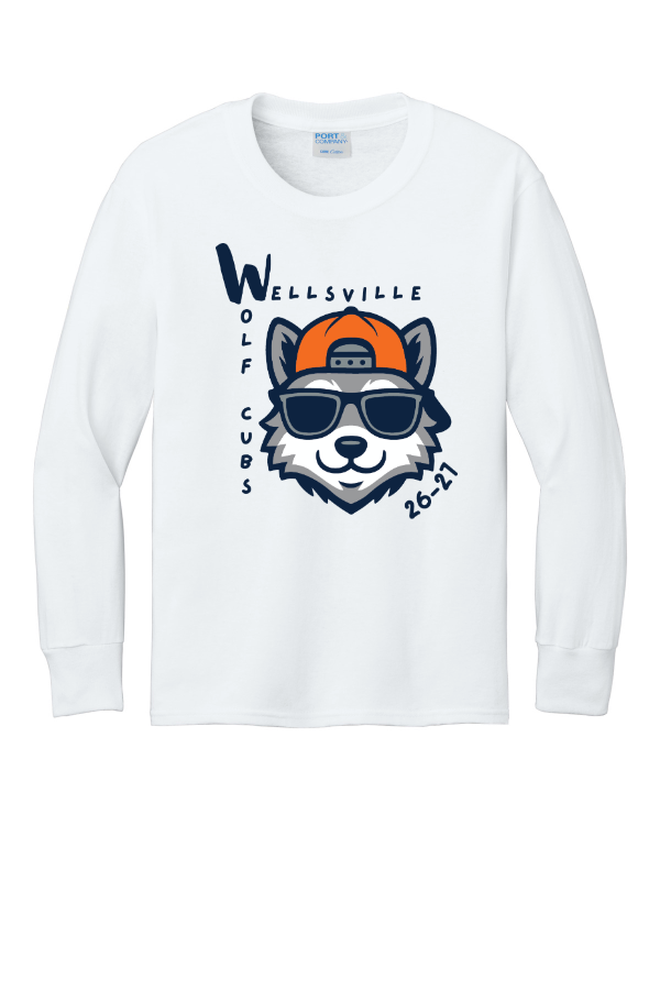 Port & Company Youth Long Sleeve Core Cotton Tee
