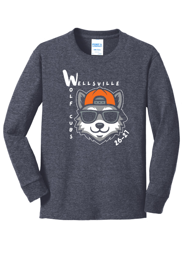 Port & Company Youth Long Sleeve Core Cotton Tee