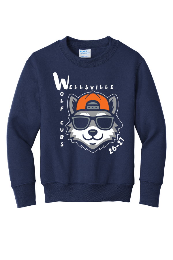 Port & Company Youth Core Fleece Crewneck Sweatshirt