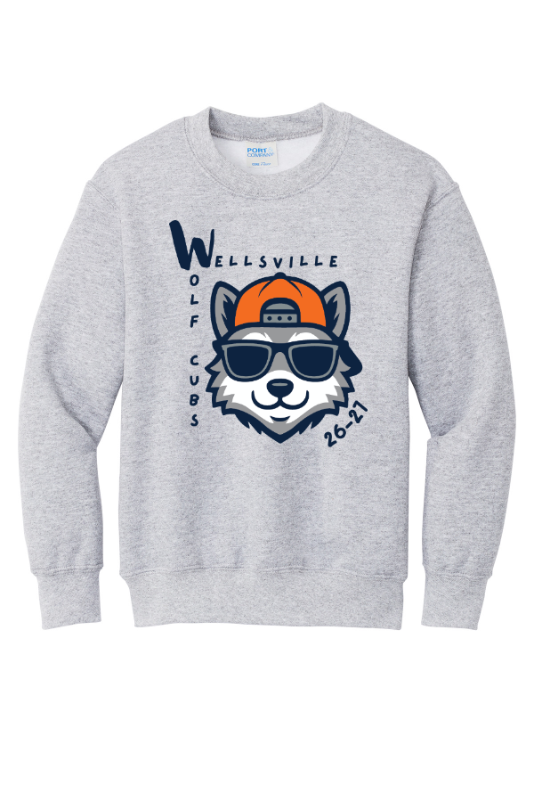 Port & Company Youth Core Fleece Crewneck Sweatshirt