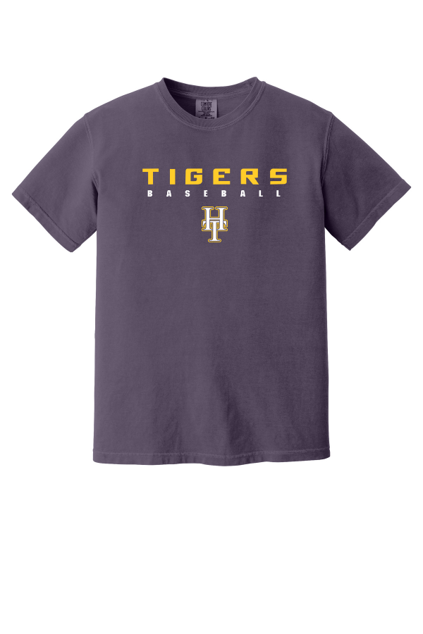 Tigers Baseball Heavyweight Ring Spun Tee