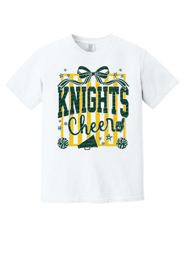 Striped Knights Cheer Tee