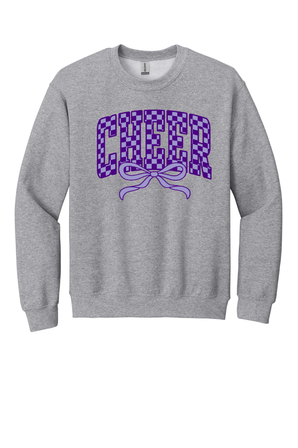 Checkered Crewneck Sweatshirt