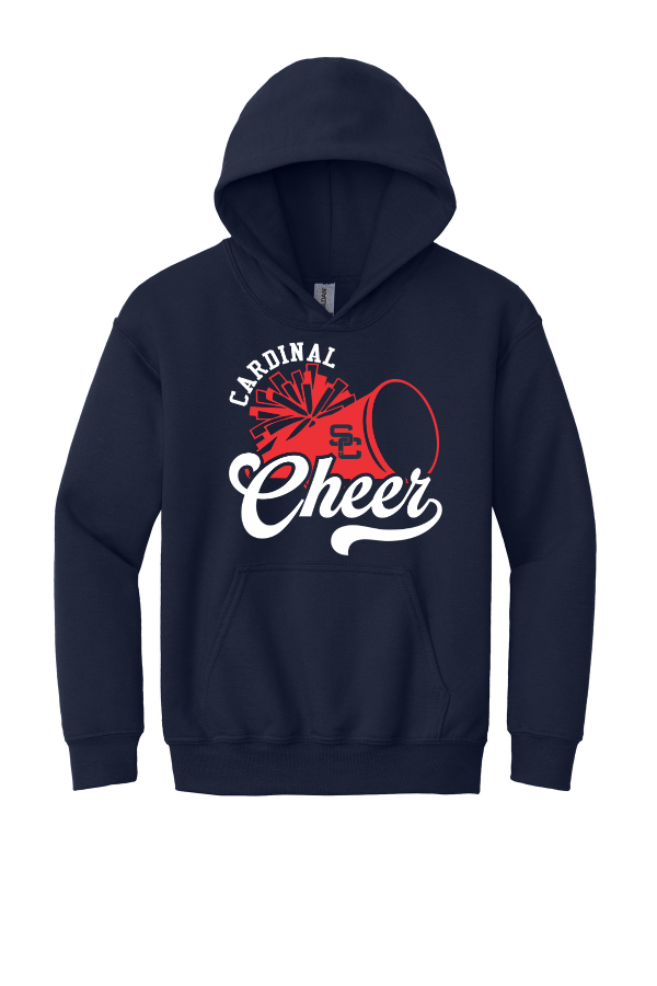 YOUTH Navy Hooded Sweatshirt