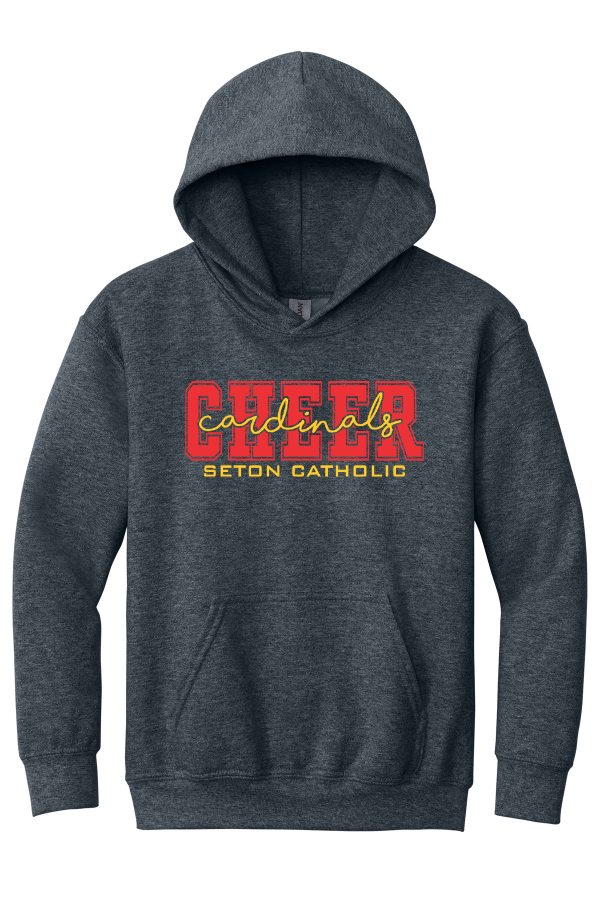 YOUTH Dark Heather Hooded Sweatshirt