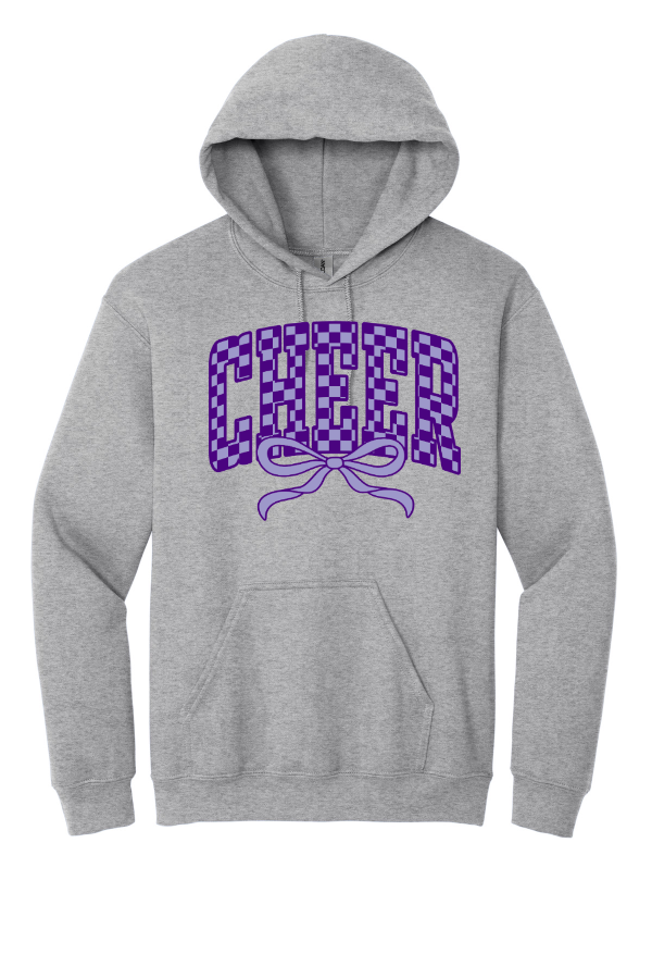 Checkered Hooded Sweatshirt