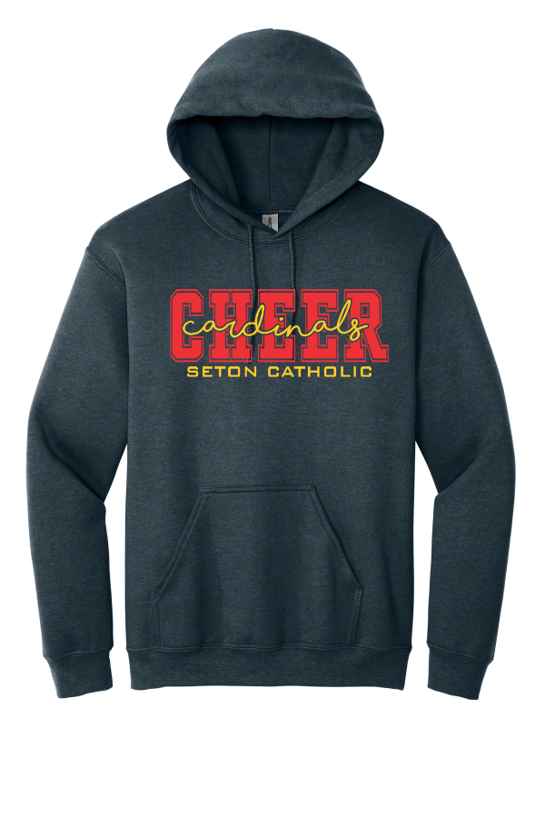 Dark Heather Hooded Sweatshirt