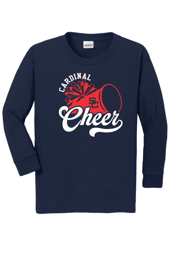 YOUTH Navy Long Sleeve Tee