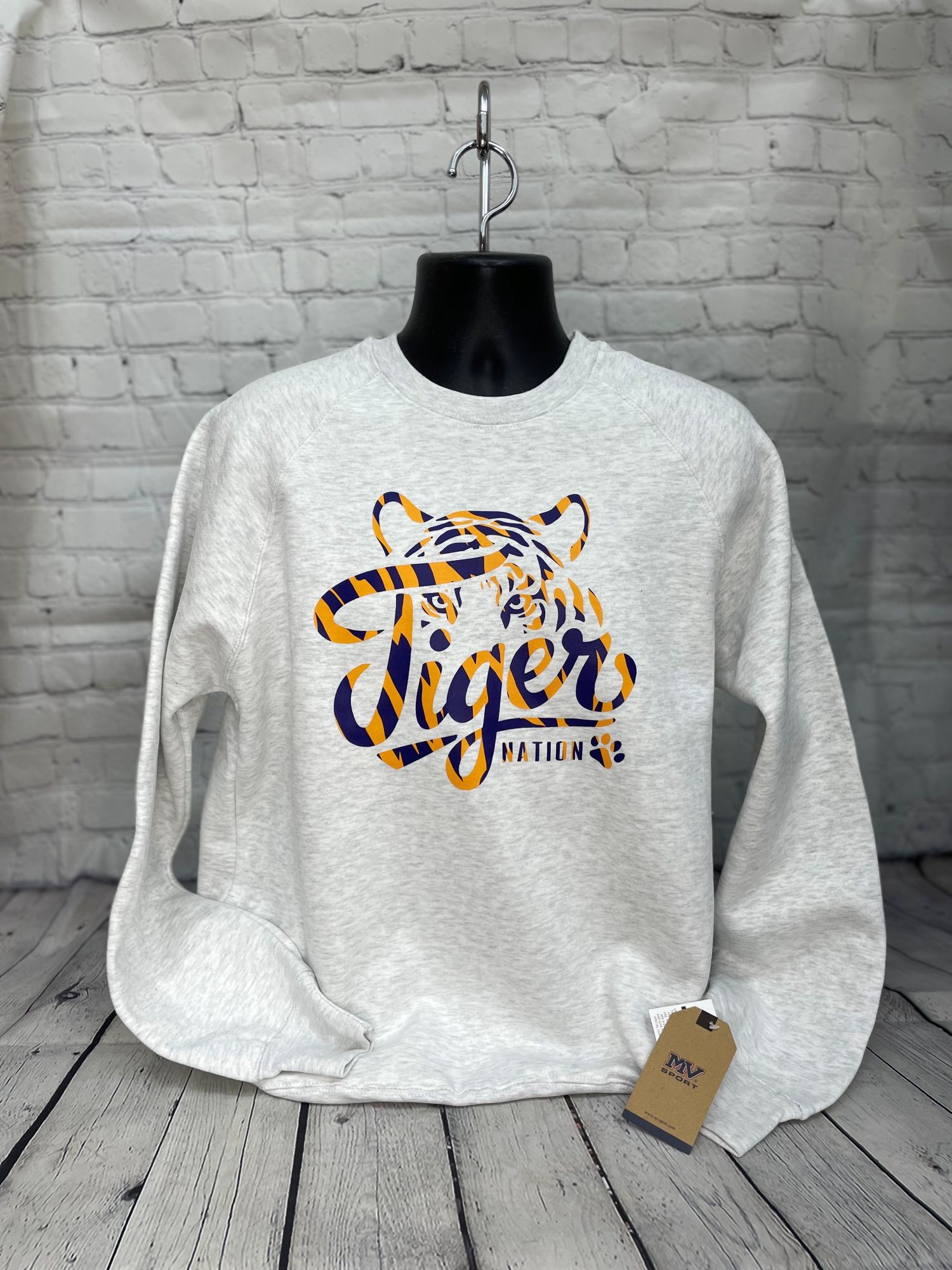 Tiger Nation Stripes Crew