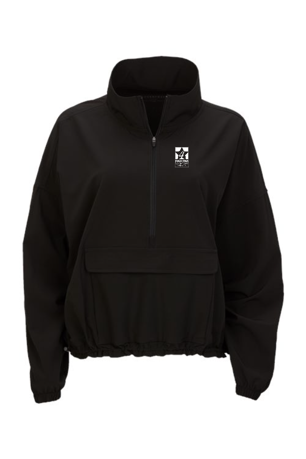Women's Cropped Quarter-Zip Pullover
