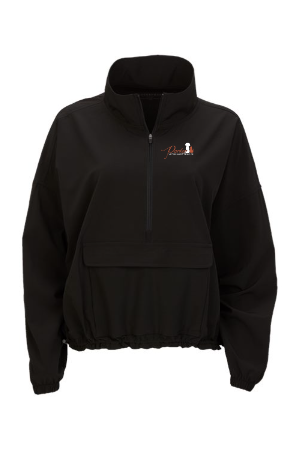 Women's Cropped Quarter-Zip Pullover