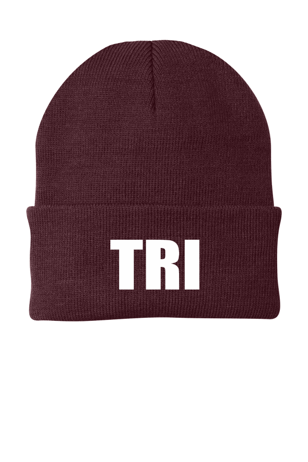 Embroidered Knit Cap
