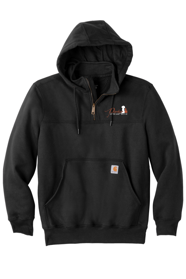 CARHARTT Rain Defender Paxton Heavyweight Hooded Zip Mock Sweatshirt