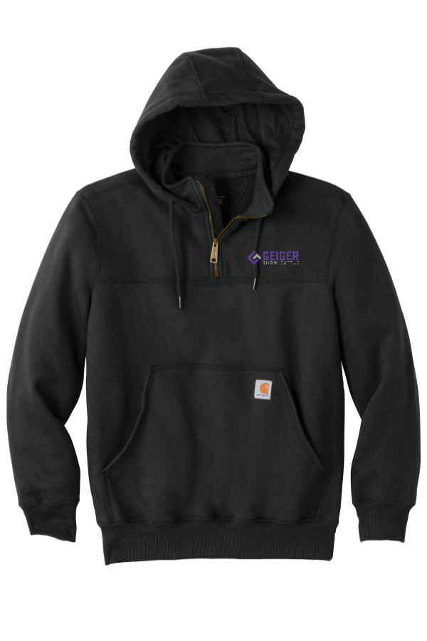 Carhartt Rain Defender Paxton Heavyweight Hooded Zip Mock Sweatshirt