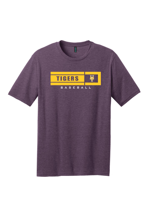 Heathered Eggplant Perfect Blend CVC Tee