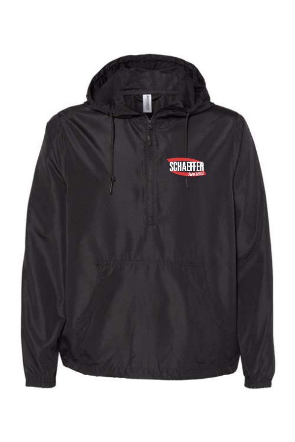 Lightweight Quarter-Zip Windbreaker Pullover Jacket