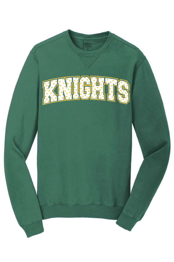 Polka Dot Knights Crew