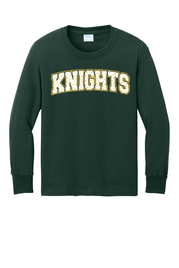 YOUTH Polka Dot Knights Long Sleeve