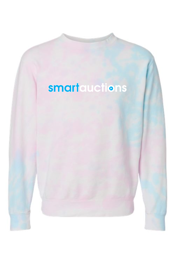 Unisex Midweight Tie-Dyed Crewneck Sweatshirt