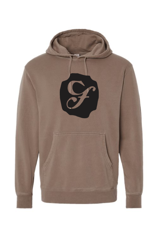 Midweight Pigment-Dyed Hooded Sweatshirt