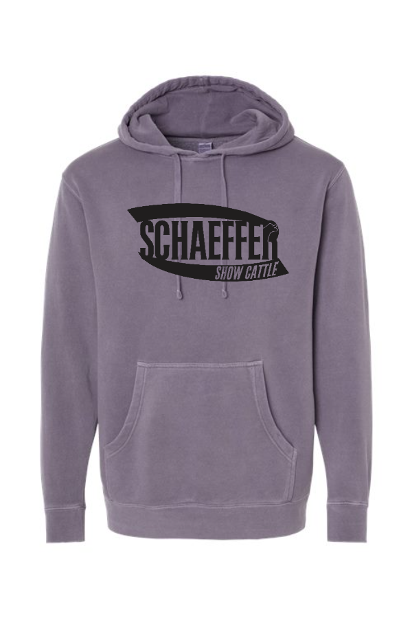 Pigment-Dyed Hooded Sweatshirt