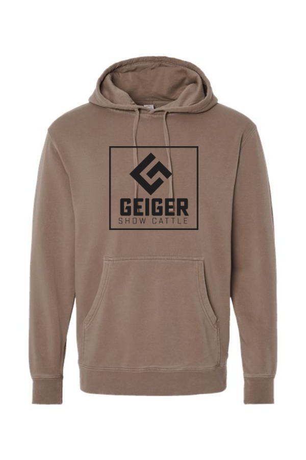 Midweight Pigment-Dyed Hooded Sweatshirt