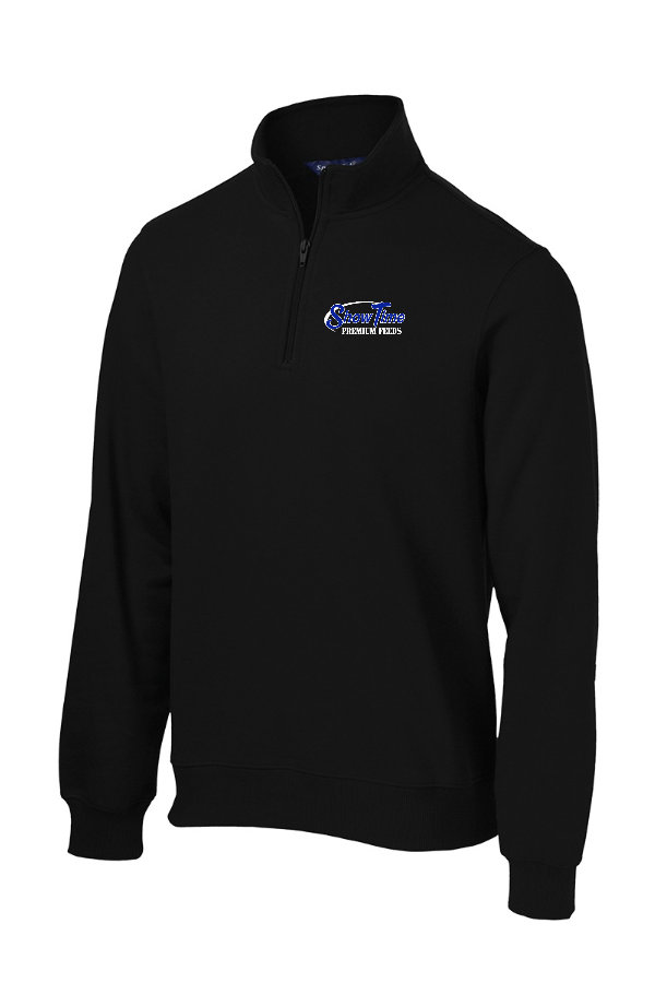 Embroidered 1/4-Zip Sweatshirt