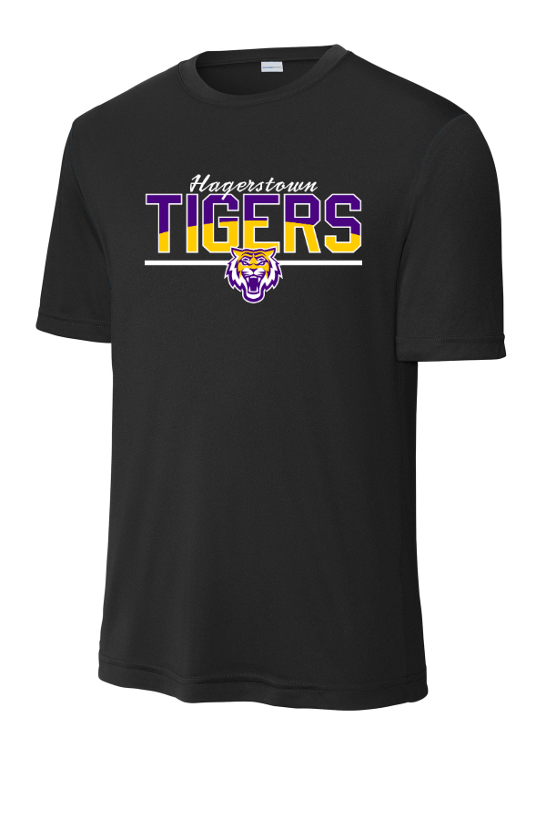 Curved Tigers Dri Fit Tee