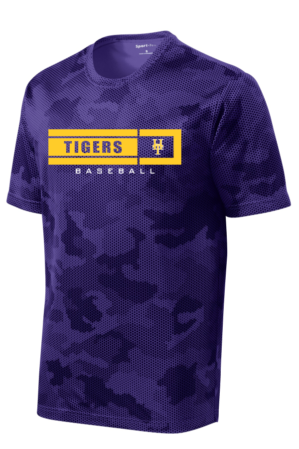 Dri Fit Purple CamoHex Tee