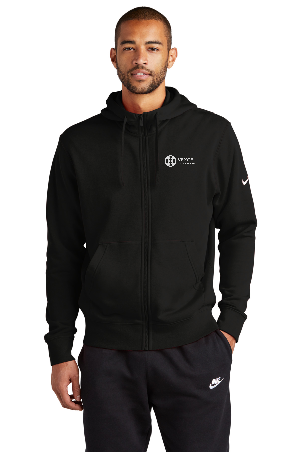 Nike Club Fleece Sleeve Swoosh Full-Zip Hoodie
