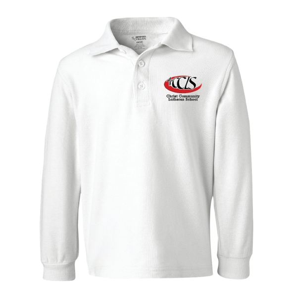 Youth Long Sleeve Polo- Y500LS