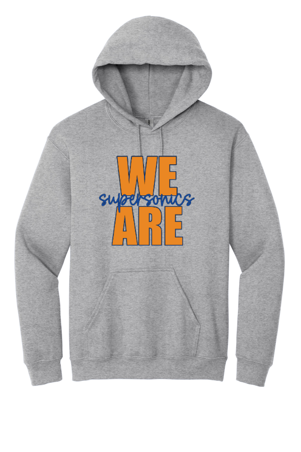 Youth Sport Grey Heavy Blend Hooded Sweatshirt 18500B