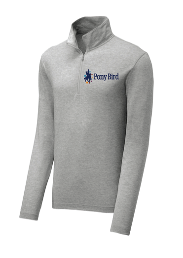 Embroidered PosiCharge  Tri-Blend Wicking 1/4-Zip Pullover  ST407
