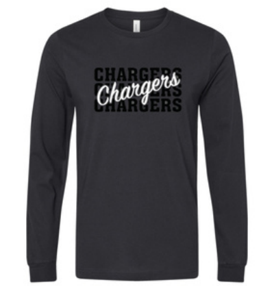 Adult CCLS Chargers Chargers Chargers L/S Tee   3501