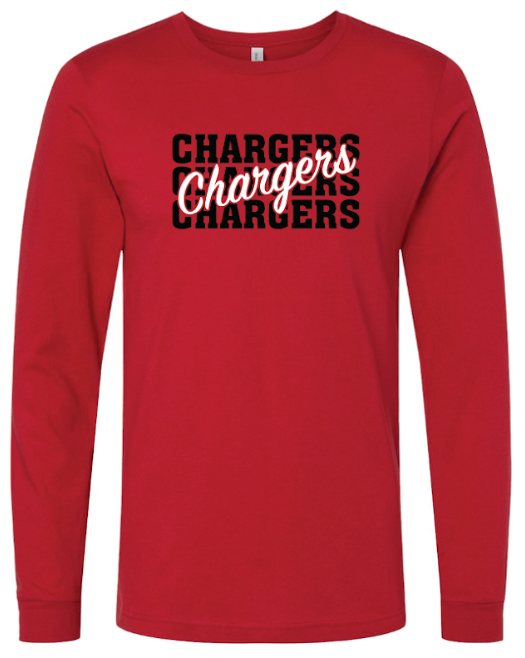 Chargers Chargers Chargers Youth Jersey Long Sleeve Tee   3501Y