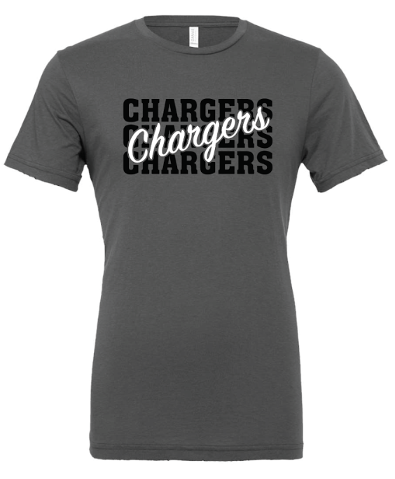 Chargers Chargers Chargers Youth Jersey Short Sleeve Tee   3001Y