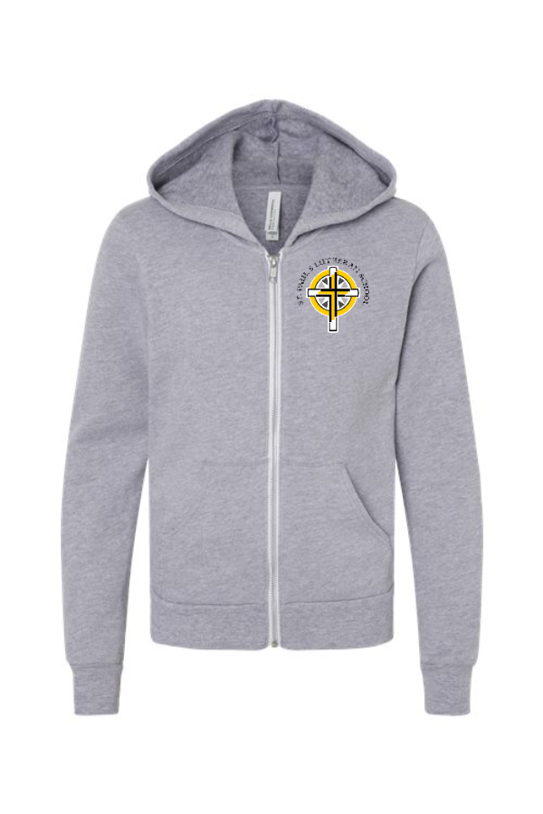 Youth Sponge Fleece Full-Zip Hoodie 3739Y