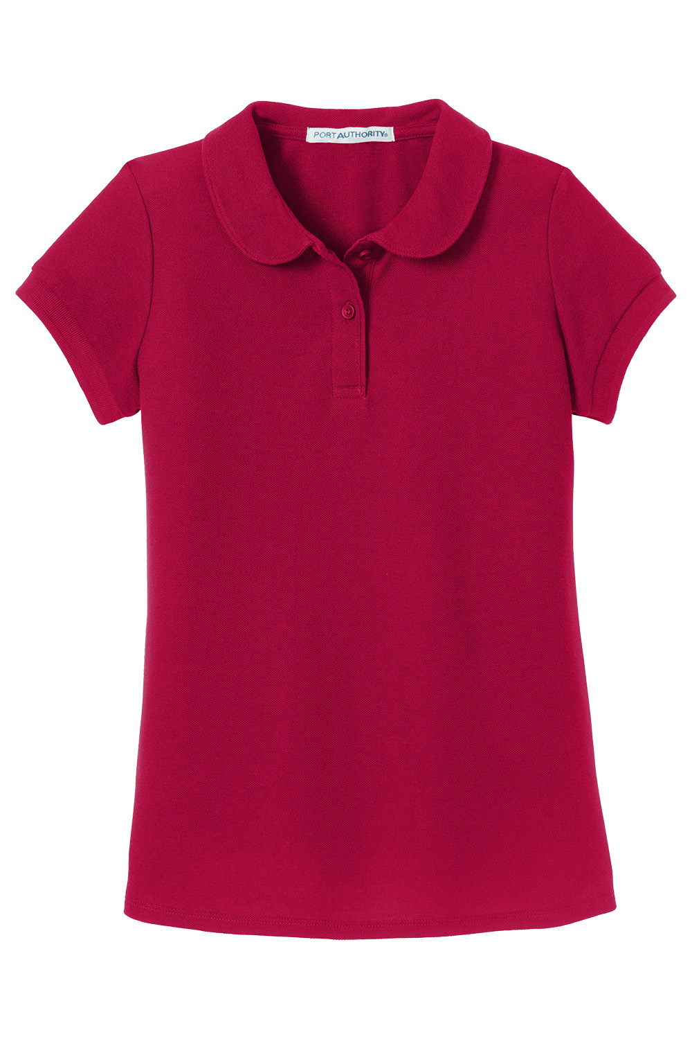 Girls Peter Pan Collar Short Sleeve Polo - YG503