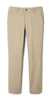Girls' Straight Leg Twill Pants 1573