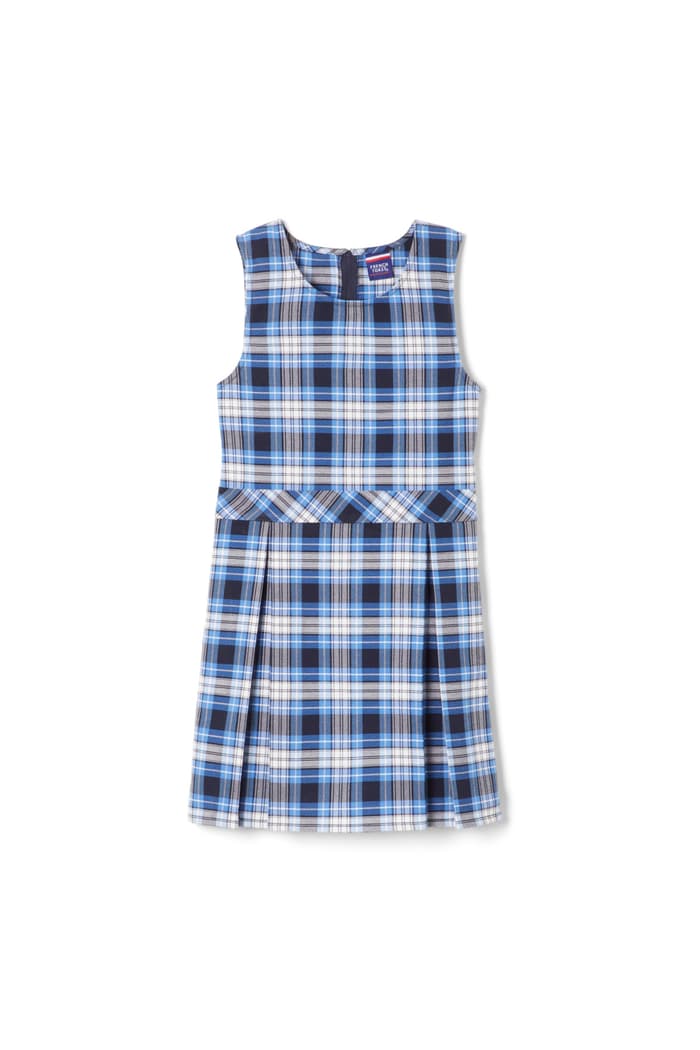 Girls Plaid Pleated Jumper- 1047