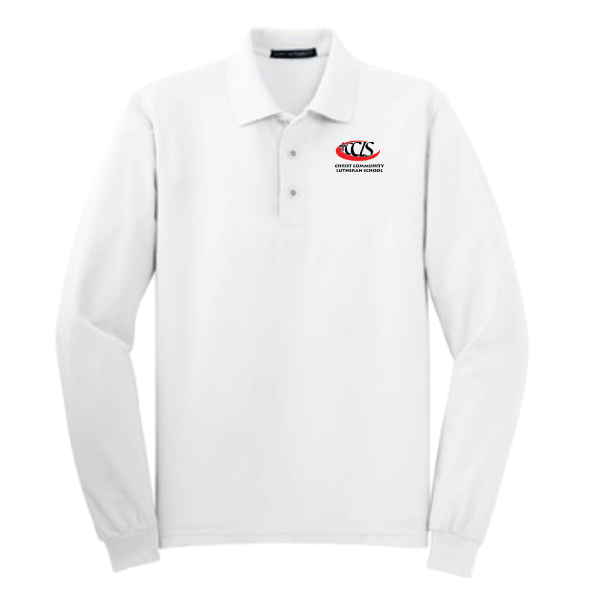 Adult Mens Long Sleeve Polo- K500LS